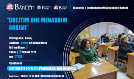 Drejtim dhe Menaxhim Arsimi